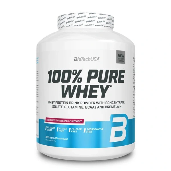 BioTech USA 100% Pure Whey 2270g o smaku cookies&cream