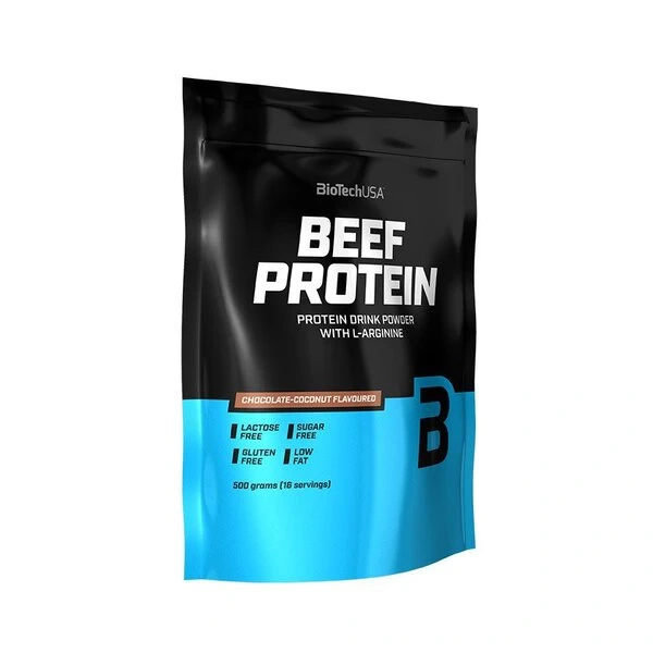 BioTech USA Beef Protein 500g o smaku kokosowo - czekoladowym