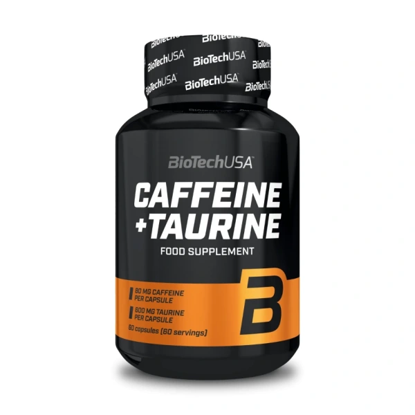 BioTech USA Caffeine + Taurine (Kofeina + Tauryna) 60 kapsułek