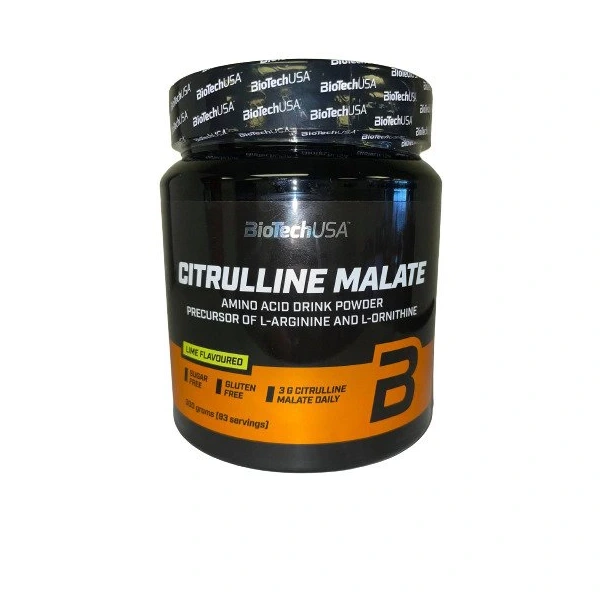 BioTech USA Citrulline Malate 300g o smaku limonkowym