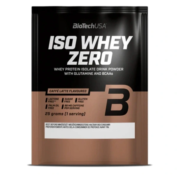BioTech USA Iso Whey 25g lactose reduced o smaku caffé latte