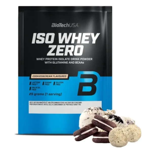 BioTech USA Iso Whey 25g lactose reduced o smaku ciasteczek z kremem