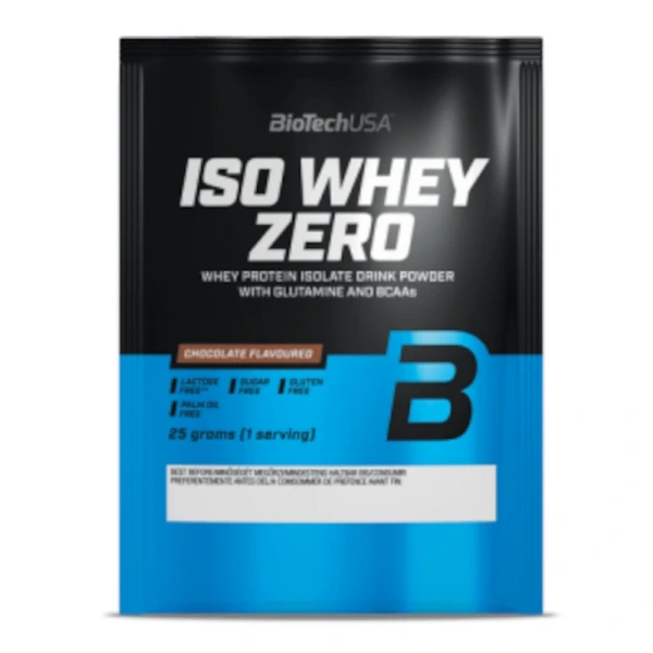 BioTech USA Iso Whey 25g lactose reduced o smaku czekoladowym