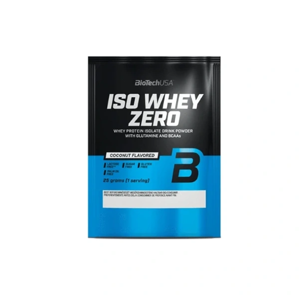 BioTech USA Iso Whey 25g lactose reduced o smaku kokosowym