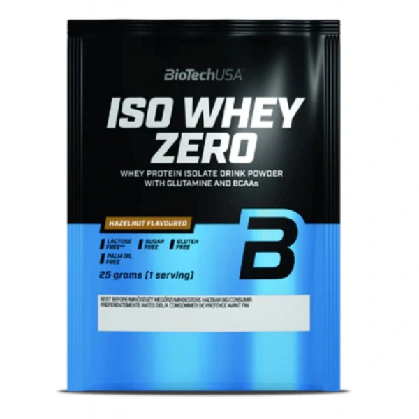 BioTech USA Iso Whey 25g lactose reduced o smaku orzechowym