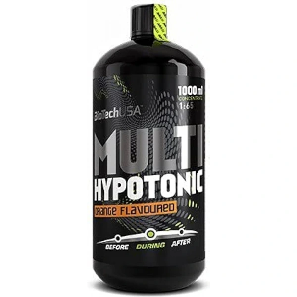 BioTech USA Multi Hypotonic Drink 1:65 1000ml o smaku pomarańczowym