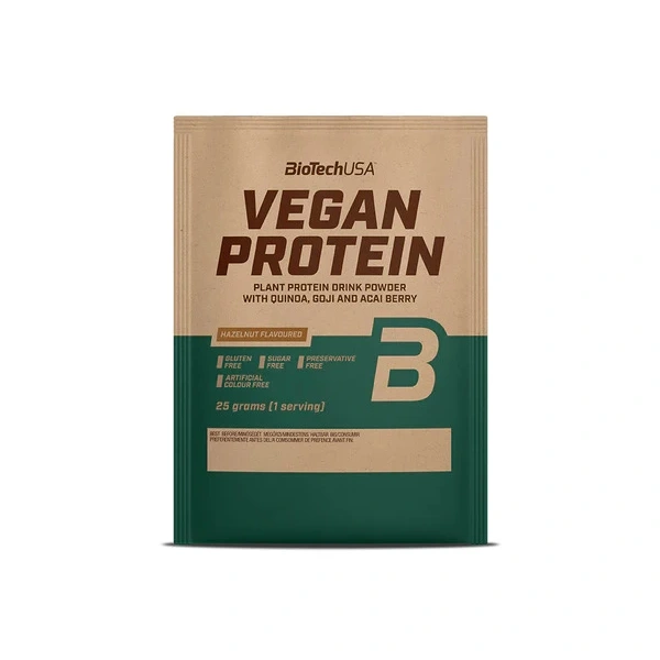 BioTech USA Vegan Protein 25 g o smaku orzecha laskowego