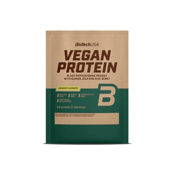 BioTech USA Vegan Protein 25g o smaku bananowym