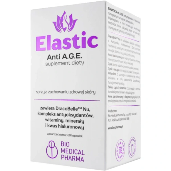 Bio Medical Pharma ELASTIC Anti A.G.E. 60 kapsułek