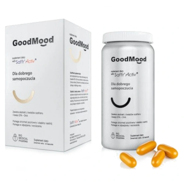 Bio Medical Pharma GoodMood suplement dla dobrego sampoczucia 60 kapsułek