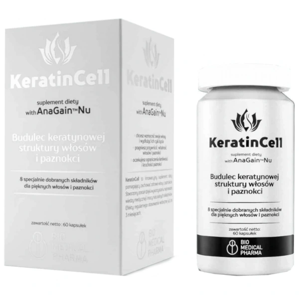 Bio Medical Pharma KeratinCell budulec włosów i paznokci 60 kapsułek