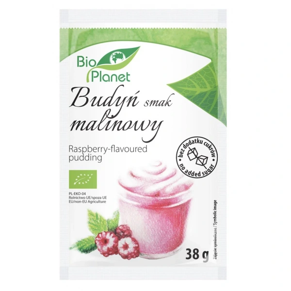 Bio Planet Budyń O Smaku Malinowym BIO 38 g