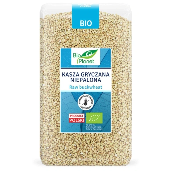 Bio Planet Kasza gryczana Niepalona Bezglutenowa BIO 1 kg