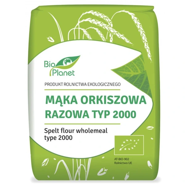 Bio Planet Mąka Orkiszowa Razowa Typ 2000 BIO 1 kg