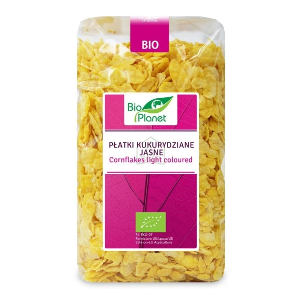 Bio Planet Płatki Kukurydziane Jasne BIO 250 g