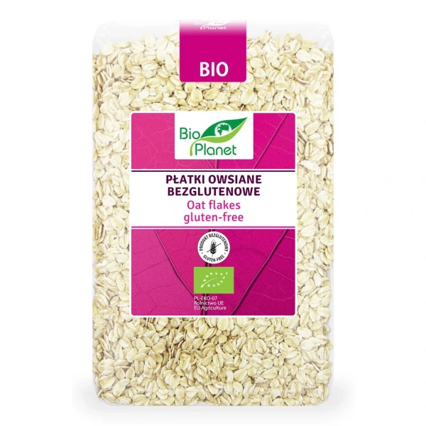 Bio Planet Płatki Owsiane Bezglutenowe BIO 1 kg