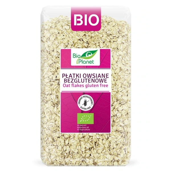 Bio Planet Płatki Owsiane Bezglutenowe BIO 600 g