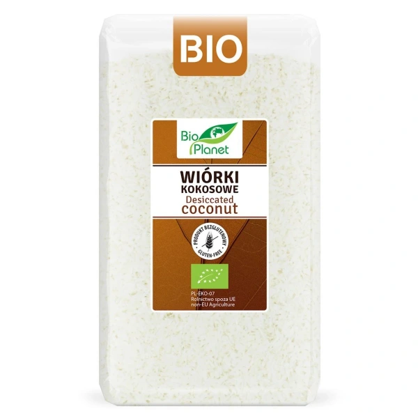 Bio Planet Wiórki Kokosowe Bezglutenowe BIO 500 g