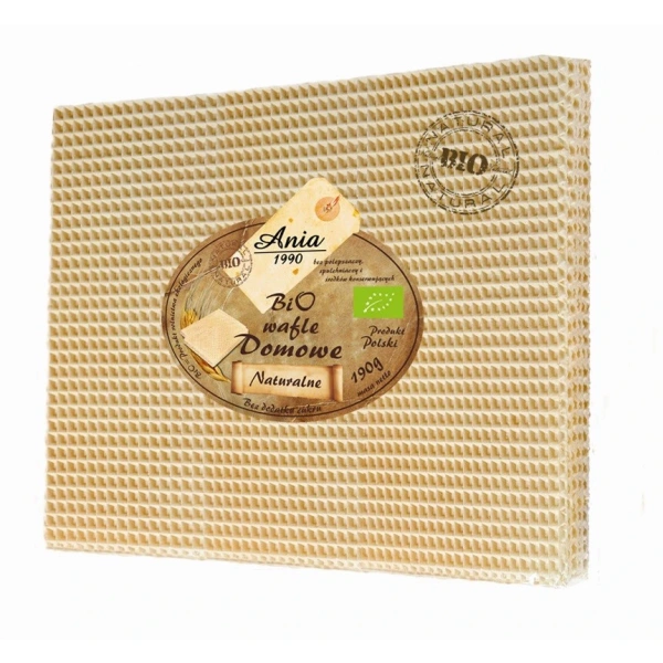 Bio ania wafle domowe naturalne bez dodatku cukrów bio 190 g
