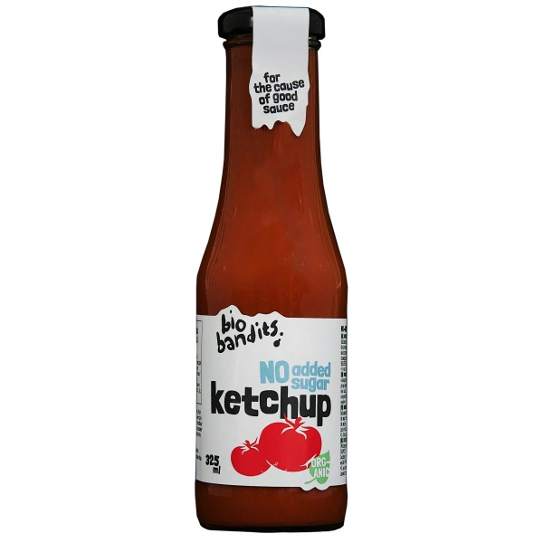 Bio bandits ketchup bez dodatku cukrów bio 325 ml