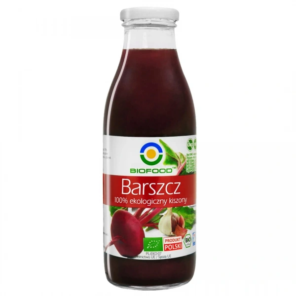 Bio food barszcz z buraków kiszonych bezglutenowy bio 500 ml