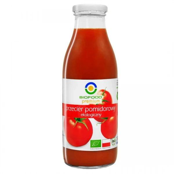 Bio food przecier pomidorowy bezglutenowy bio 500 ml