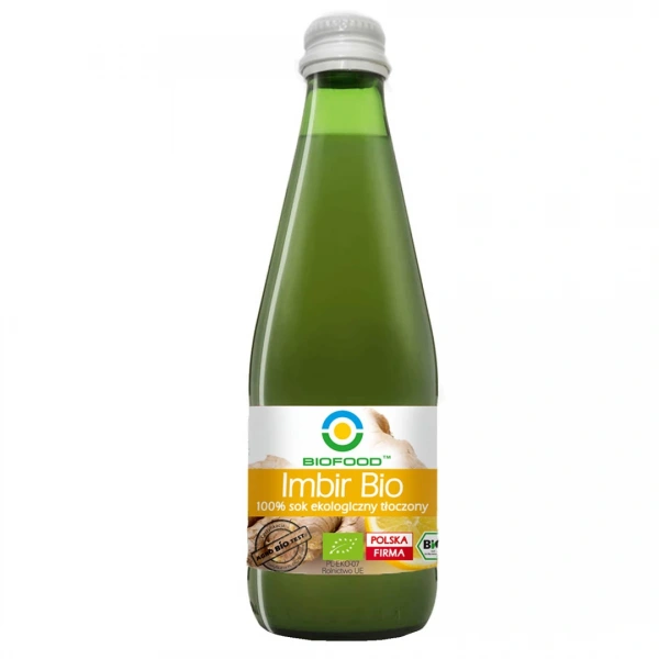 Bio food sok imbirowy nfc bezglutenowy bio 300 ml