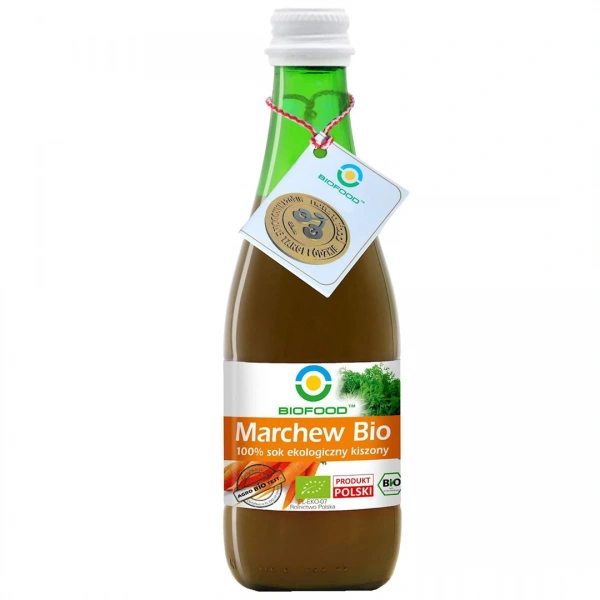 Bio food sok z marchwi kiszonej nfc bezglutenowy bio 300 ml
