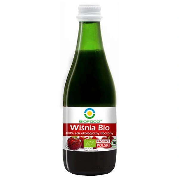 Bio food sok z wiśni nfc bezglutenowy bio 300 ml