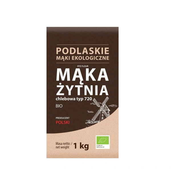 Bio life mąka żytnia chlebowa typ 720 bio 1 kg