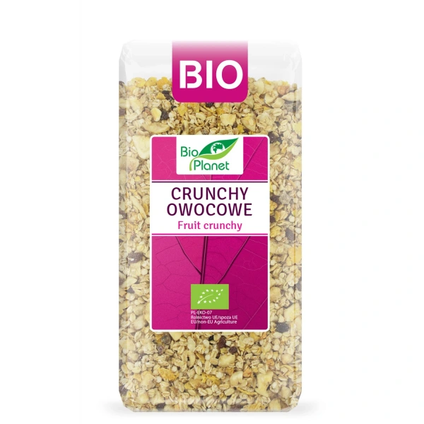 Bio planet crunchy owocowe bio 250 g