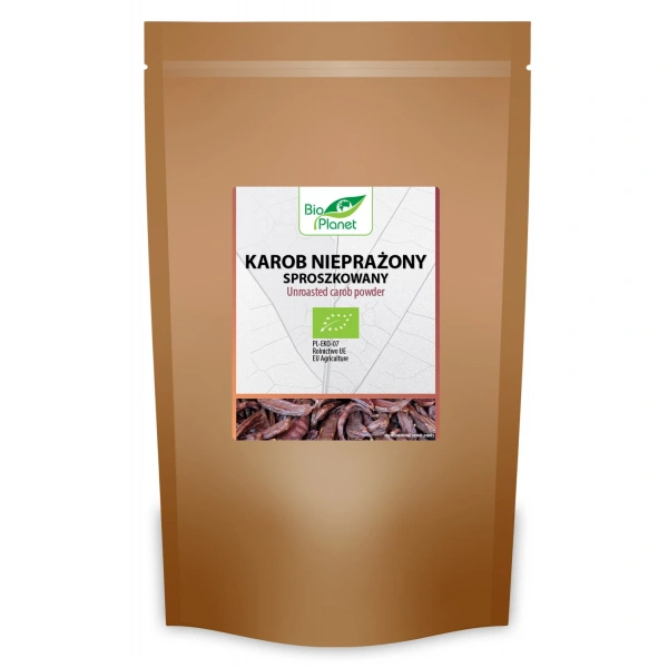 Bio planet karob nieprażony sproszkowany bio 400 g