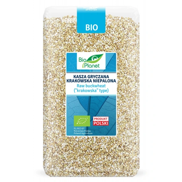 Bio planet kasza gryczana krakowska niepalona bio 1 kg