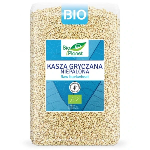 Bio planet kasza gryczana niepalona bezglutenowa bio 2 kg