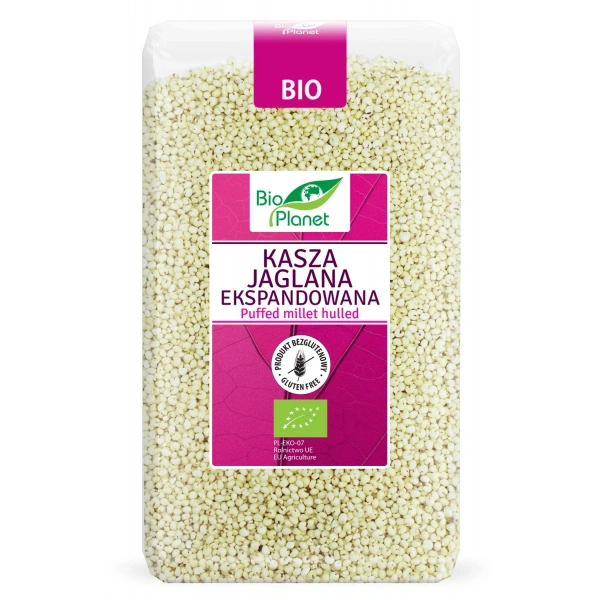 Bio planet kasza jaglana ekspandowana bezglutenowa bio 150 g