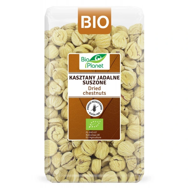 Bio planet kasztany jadalne suszone bezglutenowe bio 1 kg