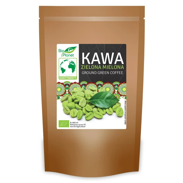 Bio planet kawa zielona mielona bio 250 g