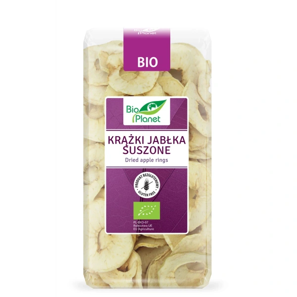 Bio planet krążki jabłka suszone bezglutenowe bio 100 g