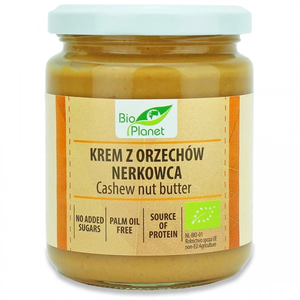 Bio planet krem z prażonych orzechów nerkowca bio 250 g