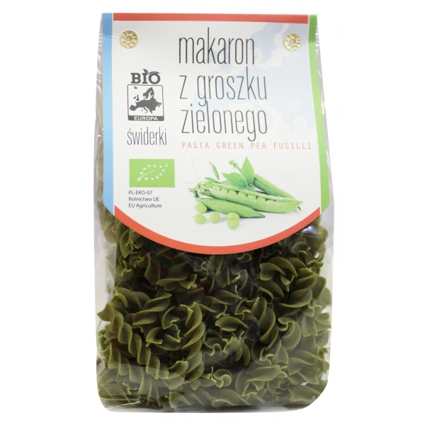Bio planet makaron proteinowy (z groszku zielonego) świderki bio 250 g