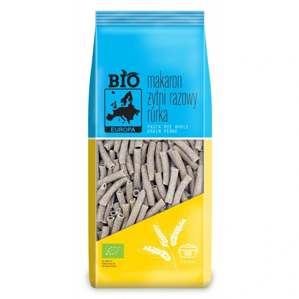 Bio planet makaron (żytni razowy) rurka bio 400 g