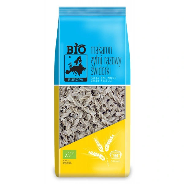 Bio planet makaron (żytni razowy) świderki bio 400 g