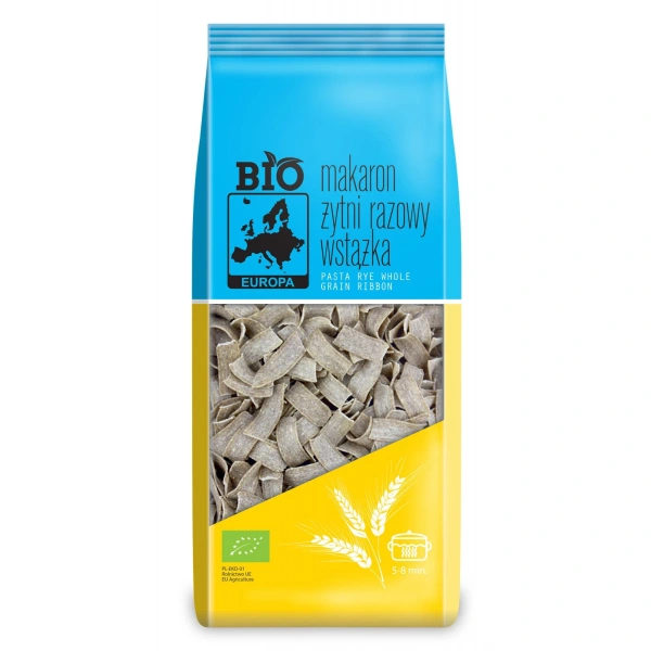 Bio planet makaron (żytni razowy) wstążki bio 400 g