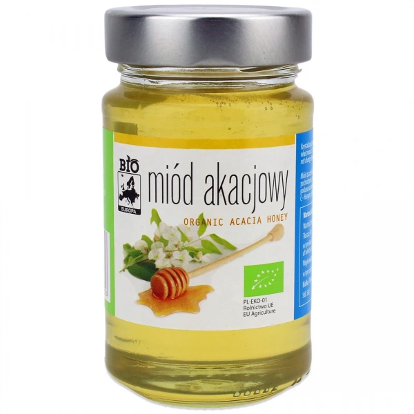 Bio planet miód nektarowy akacjowy bio 300 g