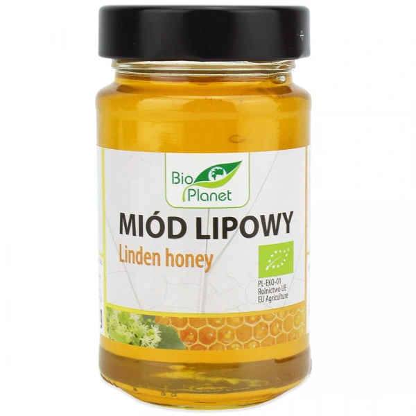 Bio planet miód nektarowy lipowy bio 300 g