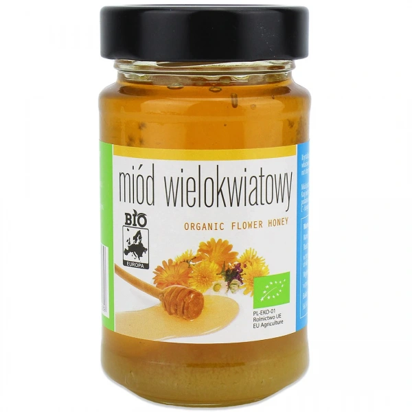 Bio planet miód nektarowy wielokwiatowy bio 300 g