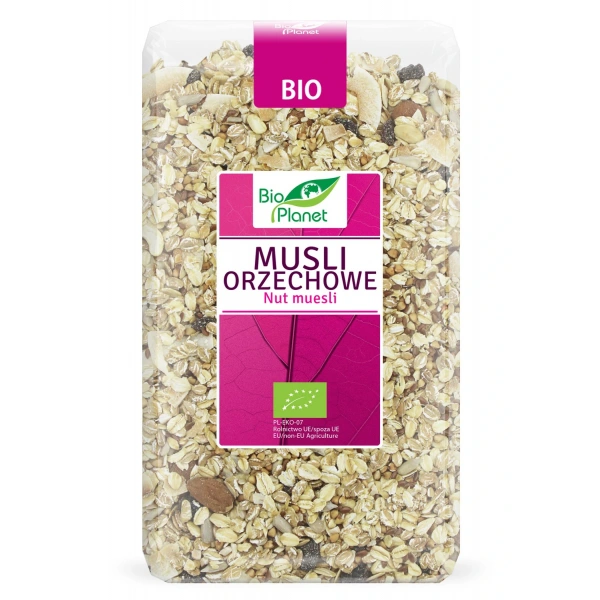 Bio planet musli orzechowe bio 600 g