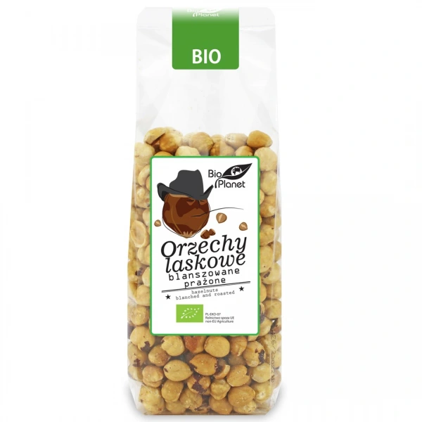Bio planet orzechy laskowe blanszowane prażone bio 350 g