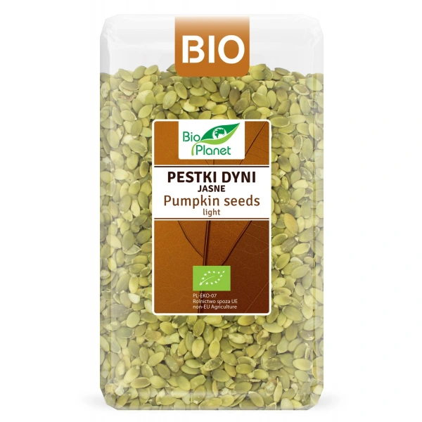 Bio planet pestki dyni jasne bio 1 kg