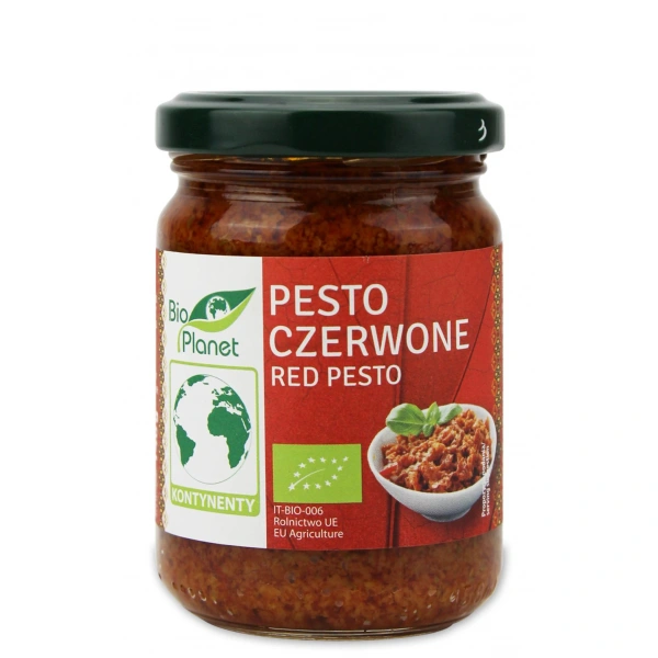 Bio planet pesto czerwone bio 140 g